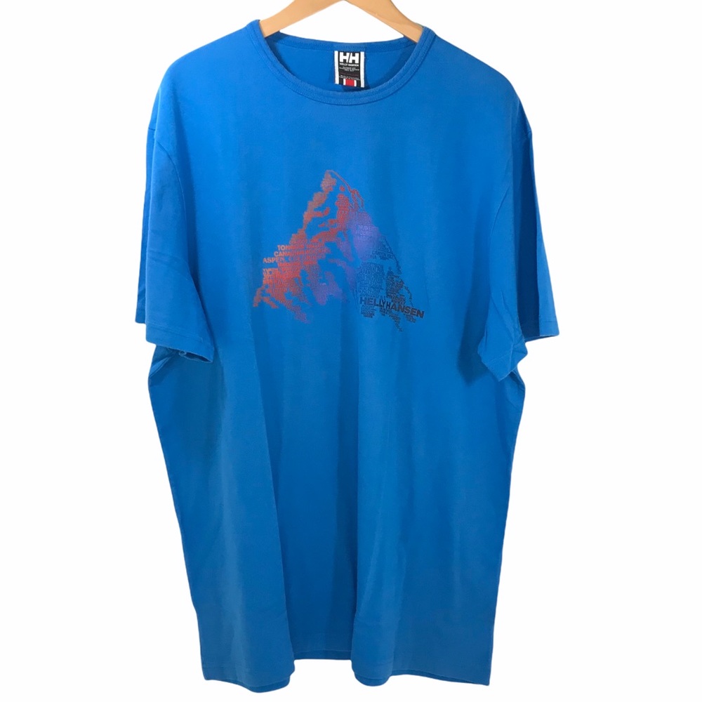 Helly Hansen Graphic Tee Mountains Men’s XXL Blue
